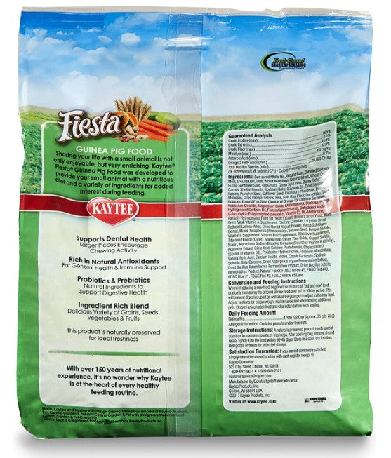 Kaytee Fiesta Gourmet Variety Diet for Guinea Pigs