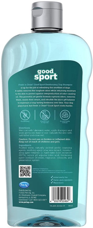 Fresh n Clean Good Sport Deodorizing Dog Shampoo