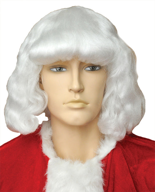 Santa Wig 004 White