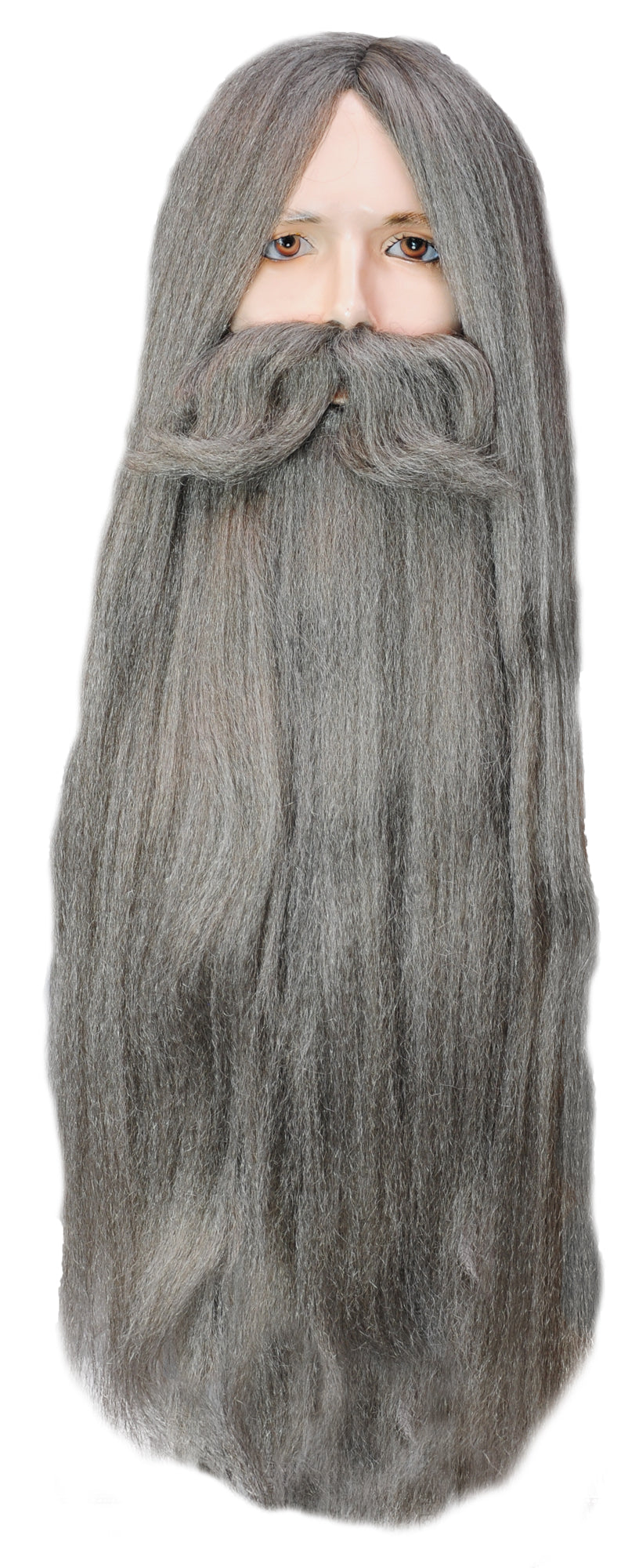 Wizard Wig Beard Set Lt Gy