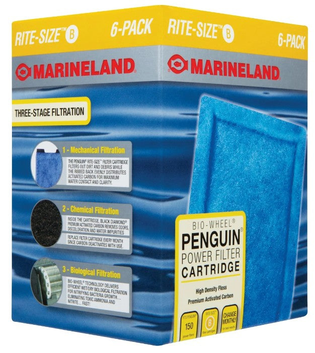 Marineland Rite-Size B Cartridge (Penguin 110B, 125B and 150B)