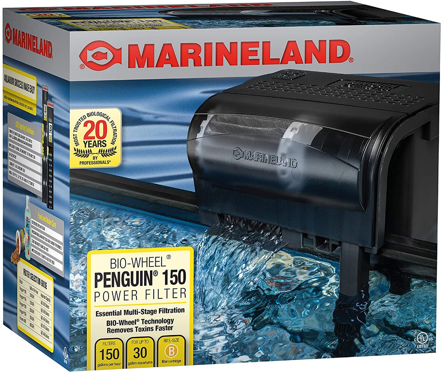 Marineland Penguin Bio-Wheel Power Filter for Aquariums