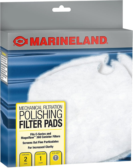 Marineland Polishing Filter Pads for Canister Filters Rite-Size T