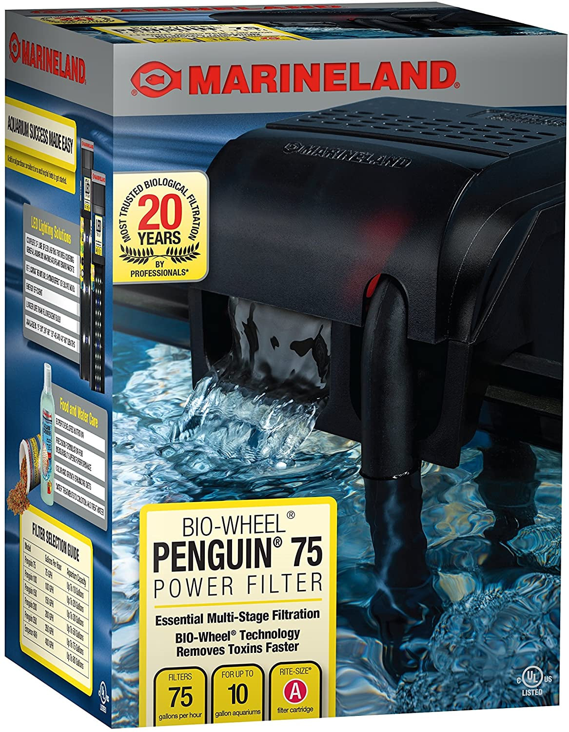 Marineland Penguin Bio-Wheel Power Filter for Aquariums