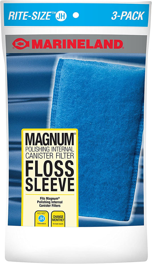 Marineland Magnum Polishing Internal Filter Floss Sleeve Rite-Size JH