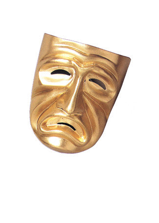 TRAGEDY MASK GOLD