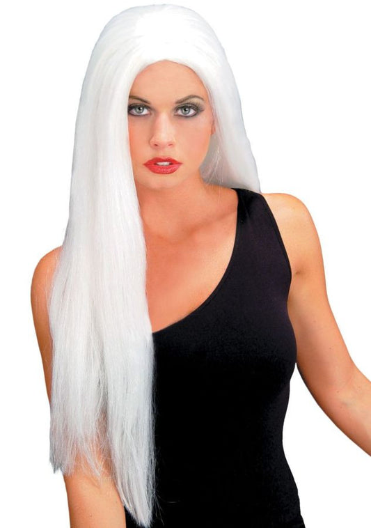 WIG 24 INCH STRAIGHT WHITE