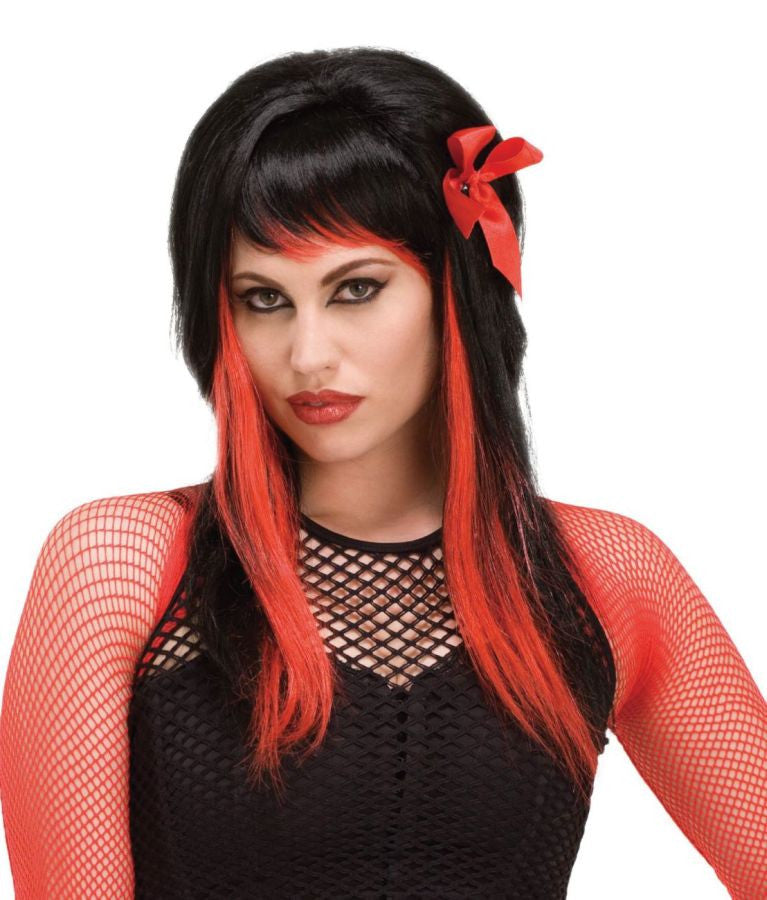 WIG DARK FAIRYTALE BLACK/RED