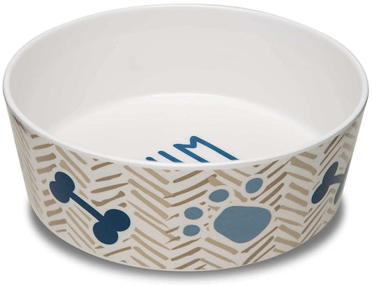 Loving Pets Dolce Moderno Bowl Yum Chevron Design