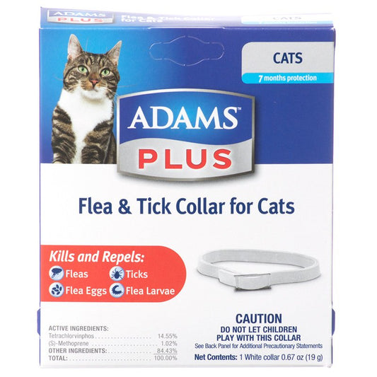 Adams Plus Flea and Tick Collar for Cats