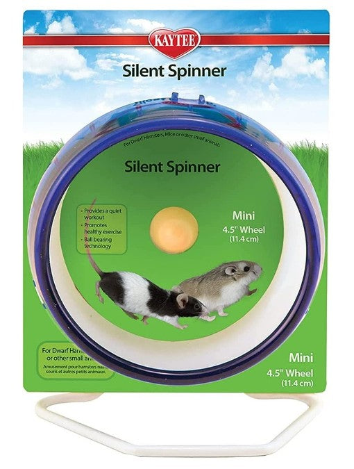 Kaytee Silent Spinner Small Pet Wheel Assorted Colors