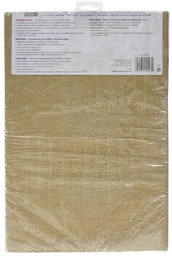 Penn Plax Calcium Plus Gravel Paper for Caged Birds