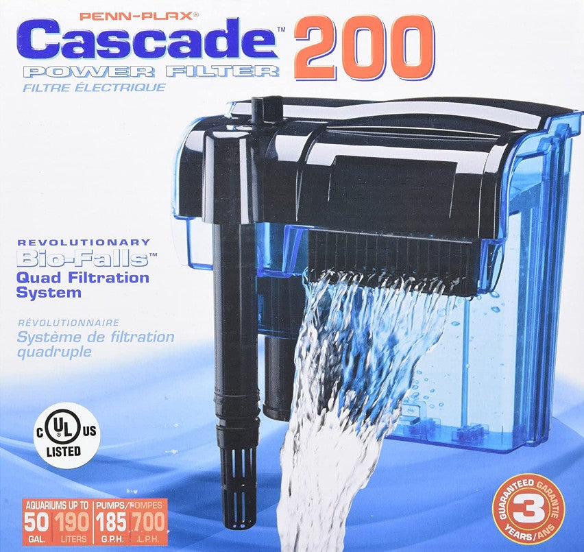 Cascade Power Filter for Aquariums