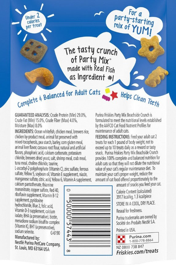 Friskies Party Mix Crunch Treats Beachside Crunch