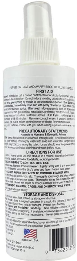 Miracle Care Pet Scalex Mite and Lice Spray for Birds