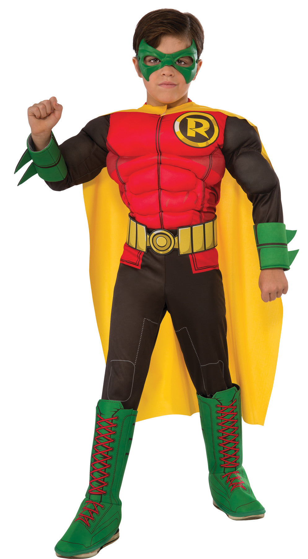 Robin Boy Wonder Muscle Child Boy's Costume - Small 4-6