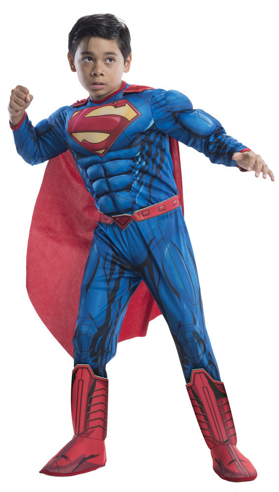 Superman Muscle Deluxe Child Boy's Costume - Small 4-6