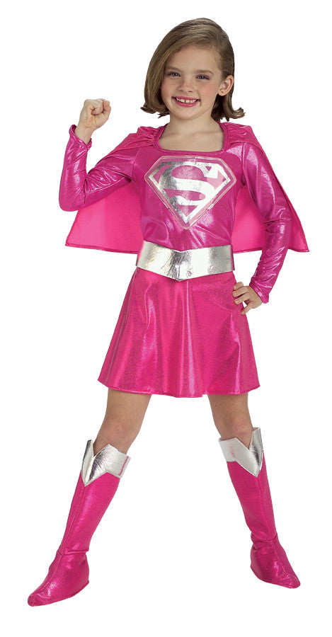 Supergirl Pink Child Girl's Costume - Small 4-6