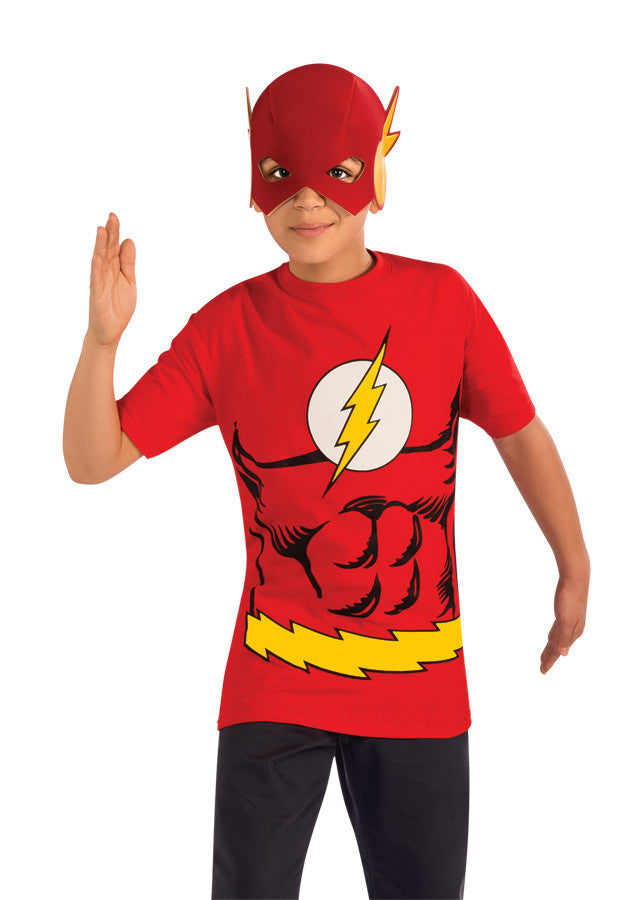 Flash Shirt and Mask Child Boy's Costume - Small 4-6