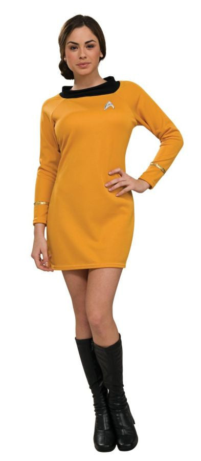 Star Trek Classic Gold Dress Adult Women's Costume - Extra Small 0-2