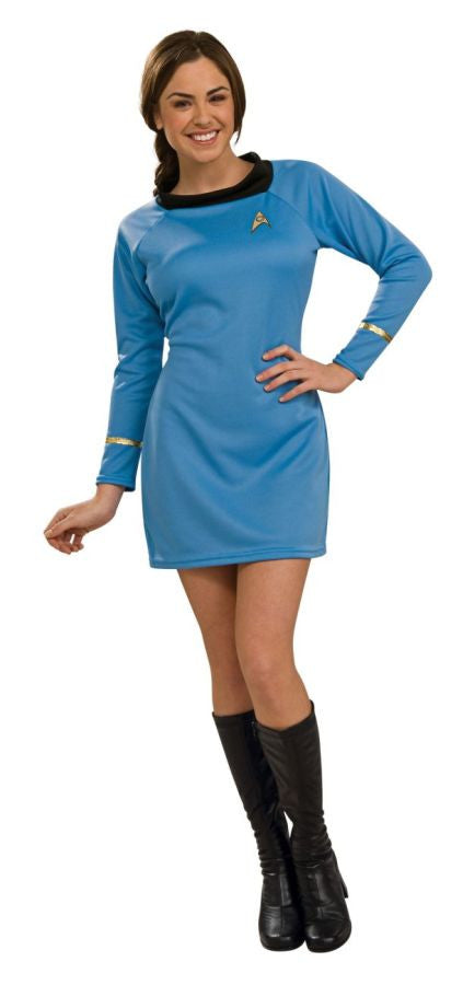 Star Trek Classic Blue Dress Adult Women's Costume - Extra Small 0-2