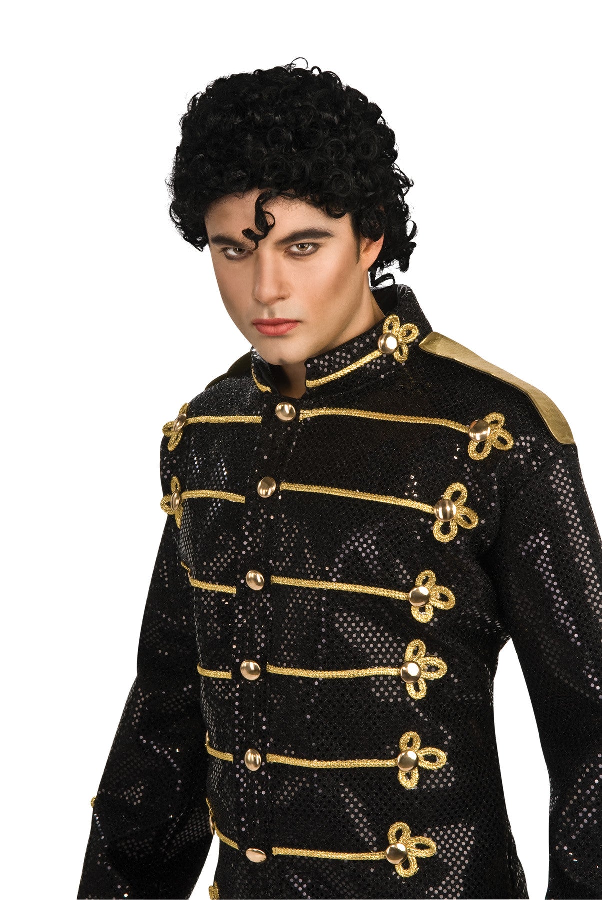 Michael Jackson Military Sequin Adult Men's Costume - Extra Large 44-46