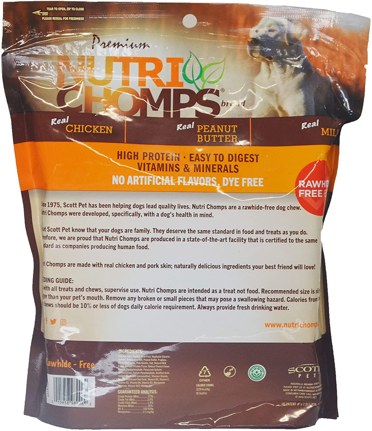 Nutri Chomps Wrapped Twist Dog Treat Assorted Flavors