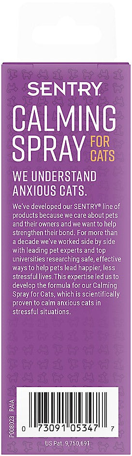 Sentry Calming Spray for Cats Helps Calm Pets in Stressful Situations