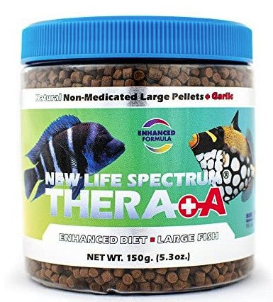 New Life Spectrum Thera A Enhanced Natural Fish Diet plus Garlic Large Pellet