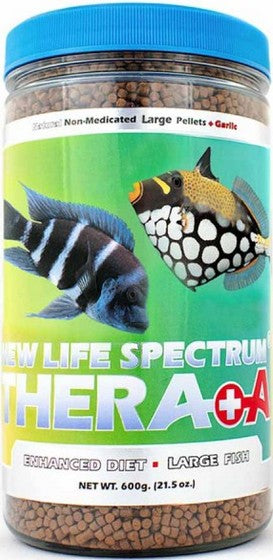 New Life Spectrum Thera A Enhanced Natural Fish Diet plus Garlic Large Pellet