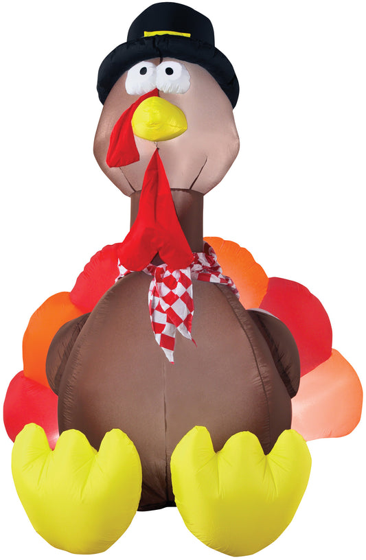 Airblown Turkey W Lights 6'