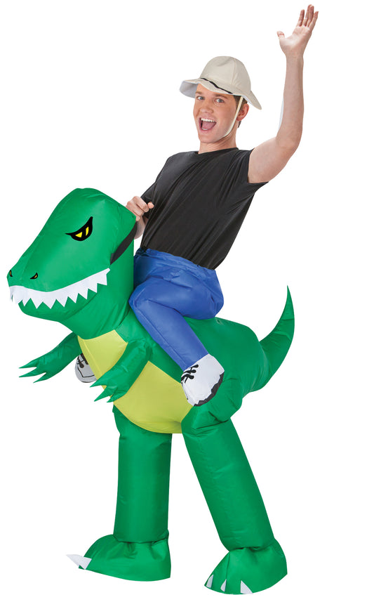 Inflate Dinosaur Rider Adult