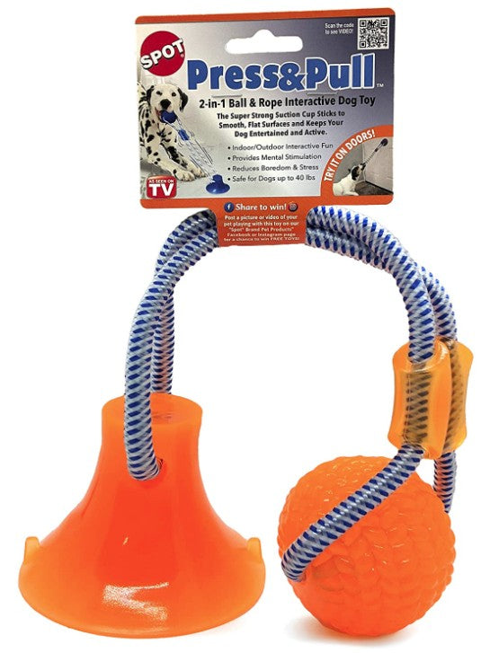 Spot Press and Pull Interactive Dog Toy Assorted Colors