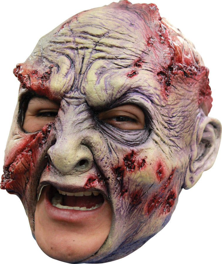 ROTTED CHINLESS LATEX MASK