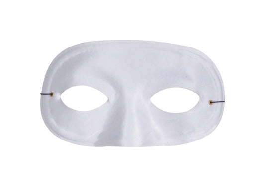 HALF DOMINO MASK WHITE