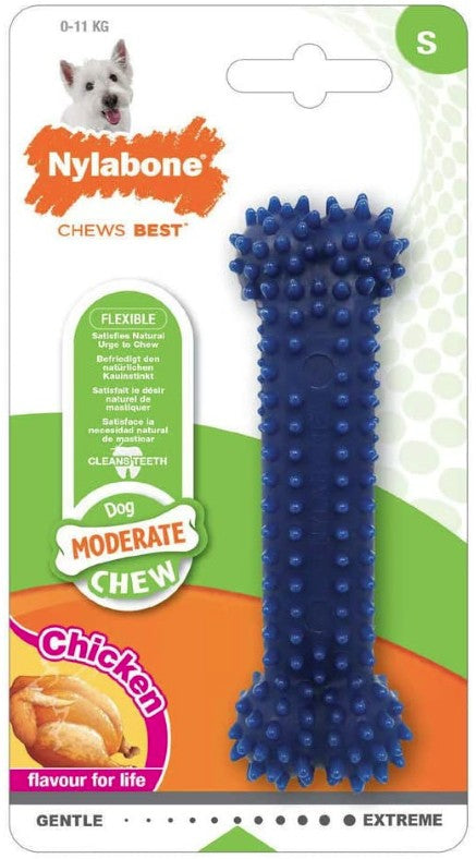 Nylabone Dental Chew Bone Chicken Flavor Regular