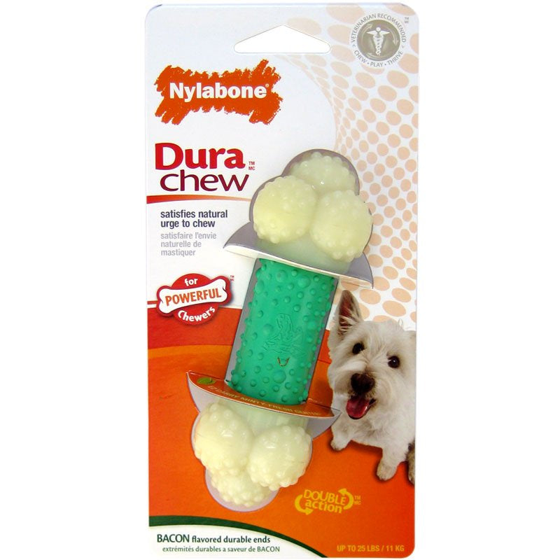 Nylabone Dura Chew Double Action Chew Bacon Flavor