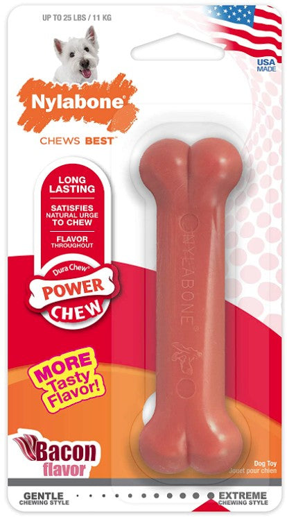 Nylabone Dura Chew Bone Bacon Flavor Regular