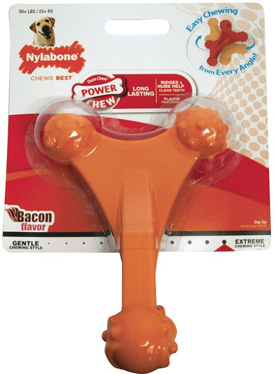 Nylabone Dura Chew Axis Dog Chew Bacon Flavor