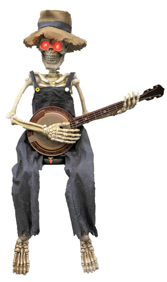 SKELETON PLAYING BANJO 39 IN