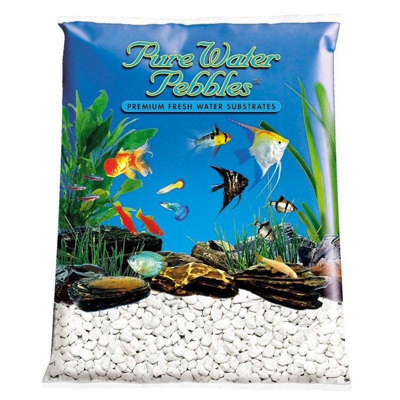 Pure Water Pebbles Aquarium Gravel Snow White