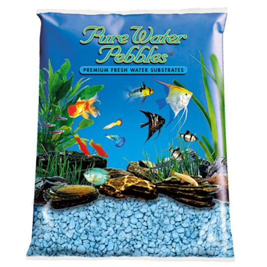 Pure Water Pebbles Aquarium Gravel Heavenly Blue