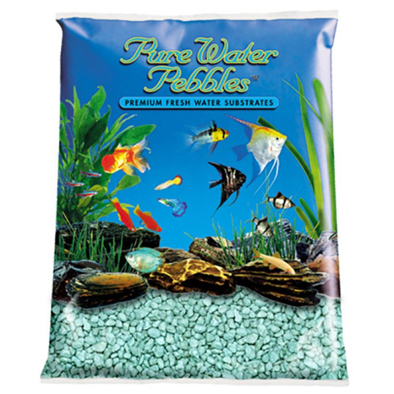 Pure Water Pebbles Aquarium Gravel Turquoise